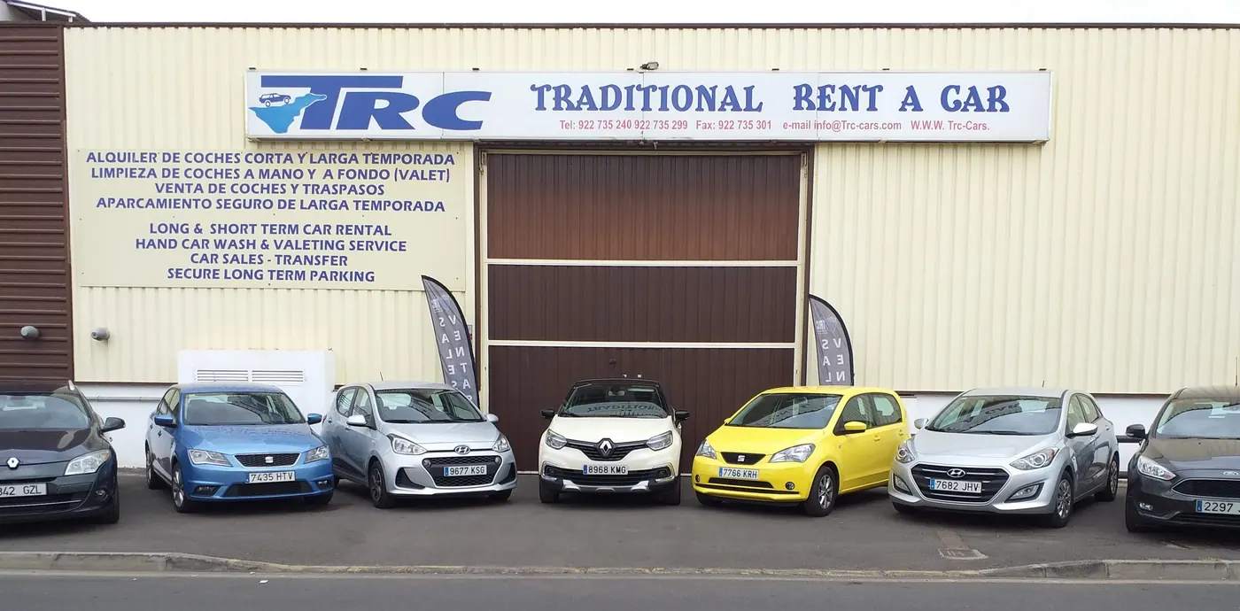 TRC Cars office in Las Chafiras, Tenerife